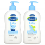Cetaphil, Beebi, Terve Naha P&otilde;hitarbed Komplekt, Komplekt 2, 13,5 fl oz (399 ml) iga