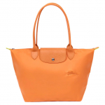 Longchamp Logo Kl&otilde;pskinnitusega Nailonist T&otilde;mblukuga &Otilde;lakott Keskmine Naiste kotid Oranž L2605919P54 Basic Set (Bag)