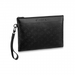 Louis Vuitton Pochette To-Go Logotr&uuml;kiga T&otilde;mblukuga Sidur Meeste Sidur Must M81570 Basic Set (Bag+Dust Bag)