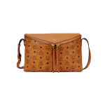 MCM Diamant 3D Visetos Logo Crossbody &Otilde;lakott Unisex kotid Pruun MWSFSAK02CO001 Basic Set (Bag+Dust Bag)