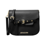 Michael Kors MK Emilia Moodne Minimalistlik Logo Nahast Crossbody Kott V&auml;ike Naiste kotid Must 35S2GU5C1L-001 Basic Set (Bag+Dust Bag)