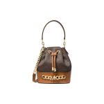 Michael Kors Mk Devon Klassikaline Monogramm V&auml;rviplokk Nahast &Otilde;la Crossbody Kott V&auml;ikesed Naiste kotid Tume Pruun Tammepruun 32S2GDVC0B-252 Basic Set (Bag+Dust Bag)