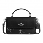 Coach Josie 18 T&auml;htmuster Kaetud L&otilde;uend ja Nahast &Otilde;la-Crossbody Kott V&auml;ike Naiste k&auml;ekotid Must CCK82-SVA47 Basic Set (Bag+Dust Bag)