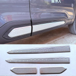 Subaru Forester 2025 2026 jaoks 4 v&auml;rvi terasest Auto k&uuml;lgmised v&auml;lised uste kerekatte liistud Kriimustusvastased kaitsed Auto ribad steel silver matte