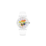 SWATCH Unisex 41mm Valge Kell SO29K103 SO29K103 White white