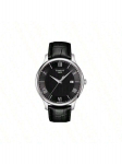 Tissot Elegance Series kvartsliikumisega kell, Rooma numbritega kuup&auml;evan&auml;idik, kolme osutiga veekindel, kinkekarbis pakend, meeste T063.610.16.058.00 must