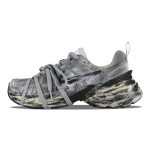 Nike V2K Run Cushioning Slip Resistant Low top Casual Running Shoes Women's Silver White FD0736-100(Team58-) 41