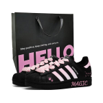 Adidas Originals Superstar Low top Skateboard Shoes Unisex JI0079(Team1983-) 35⅔ black