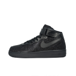 Nike Air Force 1 Abrasion Resistant Mid top Skateboard Shoes Unisex Black CW2289-001(Team133-mid) 43 black