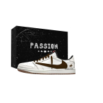 Travis Scott x Jordan Air Jordan 1 2026 Kastan 7.0 Madal libisemiskindel Madal top Vintage Korvpallijalatsid Naiste DZ4137-700(Team1897-2026) 41