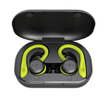 20 Tundi M&auml;nguaega Ujumiskindel Bluetooth-k&otilde;rvaklapp Kahekordne Kandmisstiil Spordi Traadita Peakomplekt TWS IPX7 K&otilde;rvaklapid Stereo roheline