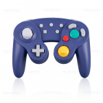 Bluetooth-iga &uuml;hilduv Gamecube'i kontroller NS Switch 2/Switch konsoolile M&auml;ngupult Steam/Android/PC jaoks Pulkpult Turbo funktsiooniga sinine