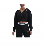 Nike Sportswear Phoenix Fleece Must Naiste Lahtine T&auml;ispikk K&auml;rbitud Kapuutsiga Jakk HV2426-010 XS