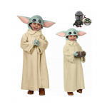 (M) Baby Yoda Star Wars Laste Halloweeni Cosplay Kost&uuml;&uuml;m T&auml;iskomplekt S