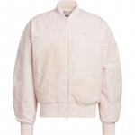 Adidas Originals Adicolor Quilditud Satiinist Seisva Kraega Tepitud Bomberjakk Unisex Peaaegu Roosa JL8382 L