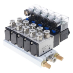 24V energias&auml;&auml;stlikud solenoidklapid 5-tee 2-asendilised pneumaatilised &otilde;hujuhtimissolenoidklapid summuti liitmikupesaga Mani 1