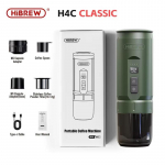 HiBREW kaasaskantav espressomasin, sobib auto- ja kodukohviks, telkimiseks, sobib Nespresso Dolce kapslitele ja pulbrile H4C roheline