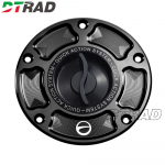 Mootorratta k&uuml;tusepaagi kork Aprilia Tuono V4 RSV4 RR RF 1100 Factory 2015-2021 jaoks Tarvikud Kiirvabastusega gaasik&uuml;tusepaagi kate Black-Type-S