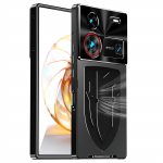 Nubia z60 Ultra jaoks &Uuml;mbris Soojuse hajutamine P&otilde;rutuskindel Metallraam Soomus&uuml;mbrised Nubia Z60 Ultra jaoks &Uuml;mbris Magsafe Kate Nubia z60 Ultra must