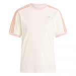 Adidas Originals Suvine s&auml;ra Advanced 3-triibuline T-s&auml;rk &Uuml;mmarguse kaelusega Triibuline l&uuml;hikeste varrukatega T-s&auml;rk Naiste topid KY8126 A/S