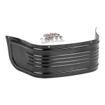 Mootorratta esiporilaua alumine osa Kroom/Must Harley Touring Road King Electra Glide Ultra Classic Tri Glide Ultra 1980-2013 jaoks must
