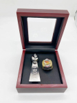 2024 Kansas City Chiefs Meistris&otilde;rmus & Karikakomplekt, Suurus 15 Mahomesi V&auml;ljaanne Size 9 black