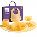 Philips Avent Laste Silikoonist Lauan&otilde;ude Komplekt kingituspakk bib fits