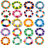 V&auml;rviline pl&uuml;&uuml;sist palliga lemmiklooma kaelarihm Reguleeritav pehme tutiga kaelaring v&auml;ikestele koertele kassidele kutsikatele kassipoegadele Tarvikud (as the picture,neck size (30-35cm))