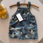 Disney Suvine Laste P&uuml;ks-p&otilde;ll Poisid ja T&uuml;drukud Multikas Mickey P&uuml;ksid Moodsad Vabaaja Laste Kevadised Teksad Beebi Denim Armsad P&uuml;ksid 90cm