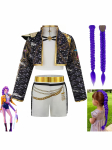 Kost&uuml;&uuml;m K-POP Lapsed Laulja Cosplay T&uuml;drukute Kleit S&uuml;nnip&auml;evapeoks Halloweeniks Karnevaliks Size110(100-110cm)