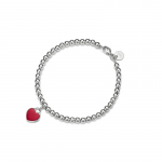 TIFFANY &CO Return to &trade; Seeria Mini S&uuml;damekujuline K&auml;ev&otilde;ru Naistele Punane GRP12062-H&otilde;bedane L h&otilde;be