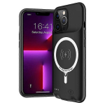 C88 &Uuml;hilduv iPhone 13 Pro Max 6,7 tolli jaoks 8500mAh Laetav Aku Power Bank Pehme TPU &Auml;&auml;r ABS Laadimis&uuml;mbris &Uuml;hilduv w