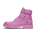 Pangaia X Timberland Veekindlad 6-tollised Suede Vastupidavad Soojad L&uuml;hikesed V&auml;lisjalatsid Meeste saapad Roosa A5XUF661 41.5