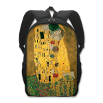T&auml;htede &ouml;&ouml; P&auml;evalilled Suudlus &Otilde;limaal Seljakott Van Gogh Monet Klimt Koolikotid Naistele Meestele Seljakott &Otilde;pilane S&uuml;learvuti Seljakotid black