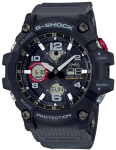 CASIO G-SHOCK MUDMASTER GWG-100-1A8JF Meeste Raadio-P&auml;ikesetoitega Kell Mudakindel Kahekordne LED Hall Jaapani Siseturu Ehtne hall v&auml;rv