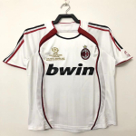 06 Meistrite Liiga Finaali Eriv&auml;ljaanne AC Milan Retro S&auml;rk Nr. 22 Kaka 95-96 Kodus Pikk L&uuml;hike Varrukas Klassikaline Jalgpallis&auml;rk S white