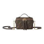 FENDI žakardkanga l&otilde;unakott, meigikott, &otilde;lakott, crossbody kott, k&auml;ekott Mini Naiste Pruun 8BS108-AFPM-F1GL7 One Size 1 black