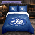 Sheffield Wednesday Teemaline Voodipesu 3-osaline Tekikoti Komplekt Dekoratiivne Voodipesu Teismeliste Toa Kodu Kaunistamiseks 180cm*210cm