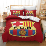2026 UUS Luksuslik Teismeliste FCB Jalgpalliklubi Poisi Voodipesukomplekt Pehme ja mugav Tekikott Tekk Voodi Noorte Laste Kingitus 200x200cm