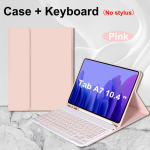 Kaitse&uuml;mbris Samsung Galaxy Tab A7 10,4-tollisele, Traadita Bluetooth-klaviatuuriga kate Tab A7 10,4-tollisele, Samsungi nutika alusega kate Tab A7 10.4 inch&Portuguese Keyboard
