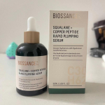 Biossance Squalane + Rose Vitamin C N&auml;o&otilde;li, Helendav & Pinguldav, Niisutav S&auml;ra, 30ml sinine