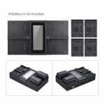 NP-FZ100 4-kanaliline LCD digikaamera akulaadija Sony A7III A9 A7RIII jaoks NP-FZ100 EU