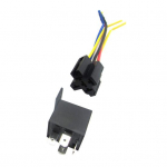 DC 12V auto SPDT autorelee 5 kontaktiga 5 juhtmest rakmete pistikupesaga 30/40 amprit