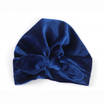 Velvet Bowknot beebim&uuml;ts s&uuml;gistalvine soe vasts&uuml;ndinud &uuml;hev&auml;rviline nokam&uuml;ts imikutele lastele fotograafia rekvisiidid sinine