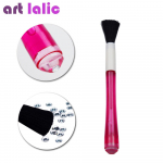 Kahe otsaga Nail Art Dotting Point pliiats pintsliga kivikividega Gem Picker silikoonpea tolmueemaldaja