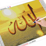 Teemantmosaiik 5D Teemantmaali Religioon T&auml;is&uuml;mmargune teemanttikandi sooduspilt 20X30