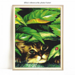 5D DIY teemantmaaling t&auml;is &uuml;mmargune loom kass kivist pilt tikandid teemant m&uuml;&uuml;k 20X30