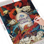 DIY Teemantmaaling Cartoon Teemanttikandid Vein T&auml;isruudu/&uuml;mmargune Teemant 20X30