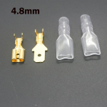 50 paari naissoost labida klemmidega varruka traadi &uuml;mbris&uuml;hendus 2,8 mm 6,3 mm 4,8 mm jaoks 4