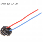 1 tk 3W LED-draiver 17Mm/20Mm DC3,7V 1 režiim 5 režiimi LED taskulambi draiver 17mm 3W  1.7-12V